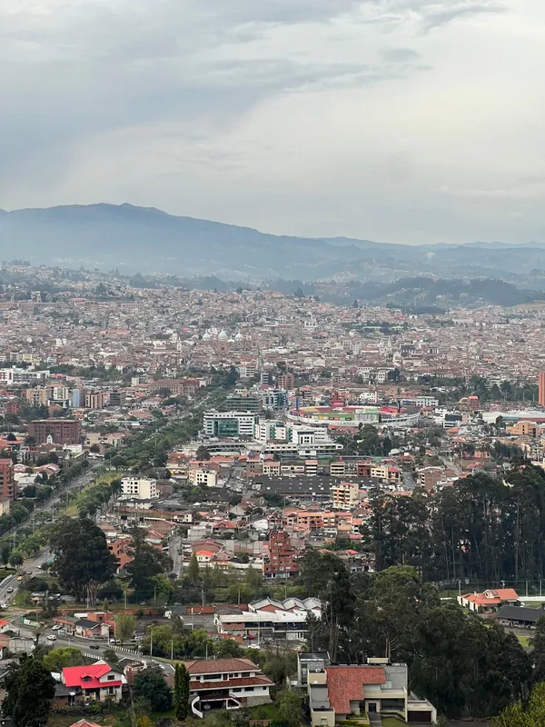 City panorama from Mirador de Turi